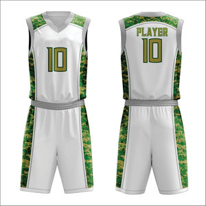 Conjunto de Uniforme de Baloncesto de Verano sin Mangas, 100% Poliéster, Estampado, de Alta Calidad, Transpirable, con Nombre de Equipo Personalizado - Product Image 5