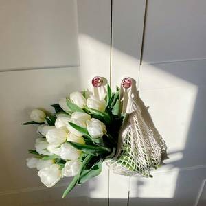 ลูกบิดตู้ลายดอกไม้แห้ง: ที่จับลิ้นชักเรซิ่นคริสตัลพร้อมลายเฮเธอร์และลาเวนเดอร์ - Product Image 3