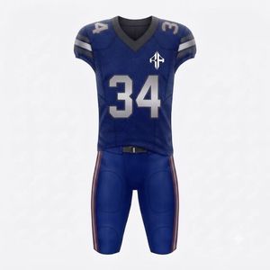 Conjunto de Camiseta de Fútbol Americano para Hombre, para Todas las Temporadas, Impresión por Transferencia de Calor, Material 100% Poliéster, Cómodo, de RIVIAN ATLANTIC - Product Image 2