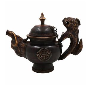 Pichet à eau Surahee en laiton artisanal, traditionnel, vintage, décoratif, pour la décoration de la maison et le service - Product Image 1