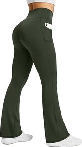 Pantalones de Yoga de Cintura Alta para Mujer, Leggings con Corte de Campana para Gimnasio y Fitness - Product Image 5