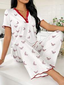 Vêtements de nuit pour femmes de qualité supérieure, en coton doux, confortables, écologiques, respirants, séchage rapide, mode estivale - Product Image 6