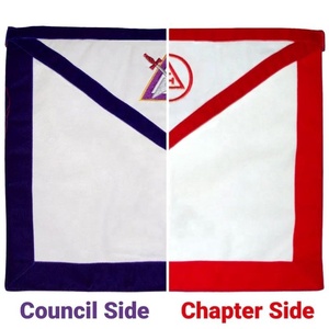 Tablier maçonnique réversible double face brodé écologique du Chapitre et du Conseil de l'Arche Royale - Product Image 2
