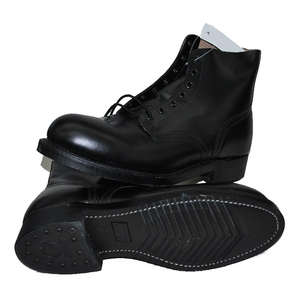 Bottes de parade noires polies pour uniformes de cadets, fanfares, gardes d'honneur, événements formels et défilés - Product Image 2