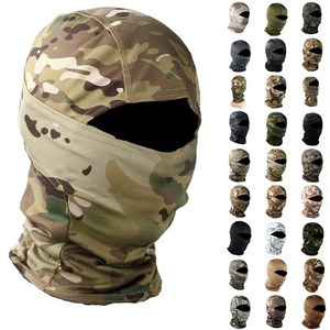 Pasamontañas de camuflaje, máscara facial de camuflaje para hombres y mujeres, protección UV contra el sol, bufanda para ciclismo, protector de cuello, pasamontañas transpirable para esquí. - Product Image 1