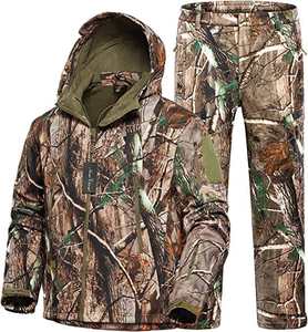 Nouvelle Collection 2026 Shero : Vêtements de Chasse Softshell pour Hommes – Veste et Pantalon de Chasse Unis, Imperméables et Isolés - Product Image 2