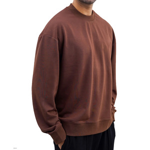 Sweat-shirt unisexe épais à col rond en acrylique et nylon 100 %, style mode, couleur unie, pour homme, collection printemps-automne - Product Image 1