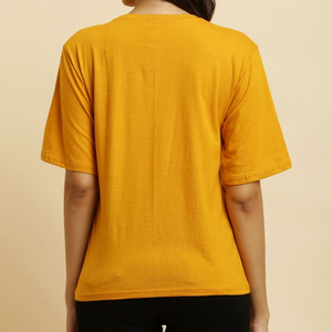 High Quality 100% Cotton Jersey Crew Neck Women's T-<b>shirt</b> Custom Printed Logo Tee Solid Plain Dyed Summer Casual Regular Fit - Product Image 2