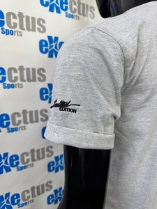 Alta calidad de peso pesado 100% algodón mezcla de algodón polivinílico de gran tamaño impreso bordado liso camiseta de talla grande para hombre corto en blanco - Product Image 2