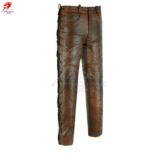 กางเกงหนังผู้ชายสไตล์ลำลอง คุณภาพสูง หนังนุ่ม สวมใส่สบาย ทันสมัย เหมาะสำหรับทุกวัน - Product Image 2