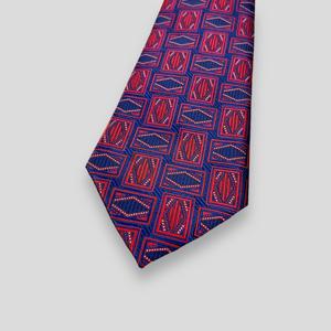 Cravate pour homme à motif géométrique, cravate élégante en polyester, cravate formelle pour les occasions professionnelles, les mariages et les fêtes |   Design classique, fabrication OEM, approvisionnement en gros, Inde - Product Image 1