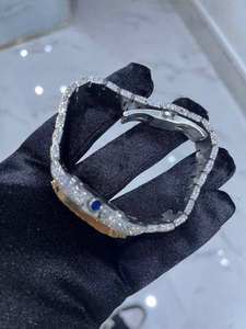 นาฬิกา BOJ CATie.R012 โทนสีโรแมนติก ประดับเพชร VVS หรูหรา ตัวเรือนกระจกและสแตนเลสสตีล ฝังเพชรโมอิสซาไนต์เต็มเรือน ระบบอัตโนมัติ ขนาด 41 มม. - Product Image 4