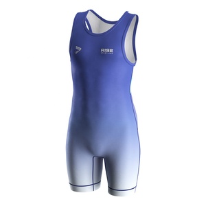 Red Camouflage Wrestling Singlet for <b>Boys</b> One-Piece Quick Dry Polyester Fitted Martial Arts Wear - Product Image 5