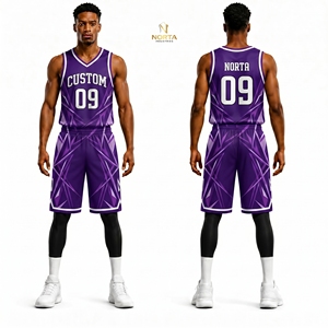 Conjunto de camiseta de baloncesto sublimada personalizada estilo Spartan, uniformes deportivos sin mangas con cuello en V, color verde y blanco, para hombre, que absorben la humedad - Product Image 3