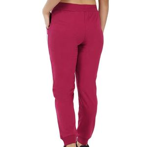 <b>Women's</b> High Quality 100% Cotton Mid Flat Front Fleece Sweat <b>Pants</b> Side Pockets Quick Dry Breathable Winter Athletic Gym Wear - Product Image 2