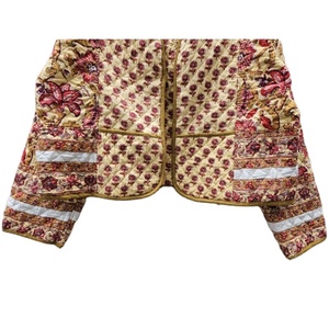 Patchwork <b>Quilted</b> Eco-Friendly Breathable Cotton Floral Bohemian Style Fall Winter Reversible Women's Streetwear <b>Quilted</b> <b>Jacket</b> - Product Image 3