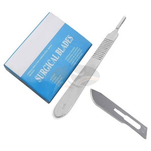 ใบมีดผ่าตัดเบอร์ 10 ปลอดเชื้อ ผลิตจากเหล็กกล้าคาร์บอน สำหรับการผ่าตัดที่มีความแม่นยำ ใช้แล้วทิ้ง เกรดทางการแพทย์ คมกริบ สำหรับโรงพยาบาลมืออาชีพ - Product Image 1