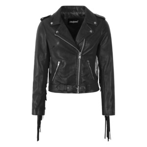 Custom 100% Genuine Napa Leather Ladies Fringes Biker <b>Jacket</b> Slim Fit <b>Women</b> Brando Style Soft LeatherFringe Moto <b>Jacket</b> YKK zips - Product Image 5