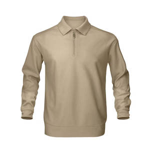 Polo de manga larga para hombre, hecho con tela de alta calidad, que ofrece una sensación suave, cómoda y transpirable. - Product Image 3