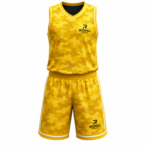 Nouvelle tenue de basketball personnalisée par sublimation, qualité supérieure, sur mesure, imprimée pour l'été, vêtements de sport unisexes pour équipe - Product Image 1