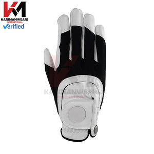 Guantes de Golf Personalizados OEM con Palma de Piel de Oveja Suave y Correa de Muñeca Ajustable para Pedidos al por Mayor - Product Image 4