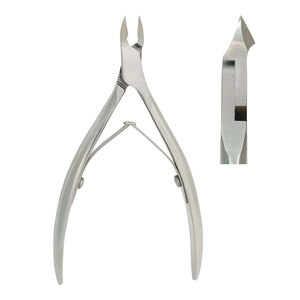 Coupe-ongles professionnel en acier inoxydable, lame plate de 12,5 mm, pointe acérée pour ongles épais, usage adulte - Product Image 3