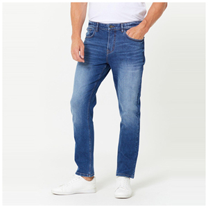 Best Price Men's Mid <b>Waist</b> Zip Fly Slim Fit Custom Design Denim <b>Jeans</b> Pants Breathable Winter New Arrival Fashionable Washable - Product Image 6