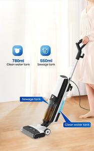 Nouvel aspirateur vapeur intelligent allemand vertical autonettoyant 2026, humide/sec, avec filtre HEPA et écran LED, pour usage domestique et hôtelier - Product Image 2
