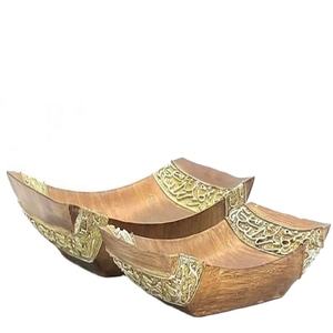 Juego de cuencos arábigos únicos para el hogar, vajilla de cocina para hotel, restaurante, vajilla, tazones de fecha, bandeja y cuenco de madera Natural de Color marrón - Product Image 1