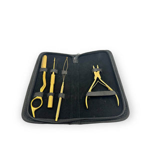 Kit d'outils pour extensions de cheveux ZARNAB SURGICAL avec logo personnalisé, utilisation à domicile, acier inoxydable, prix raisonnable, extensions de cheveux tendance - Product Image 1