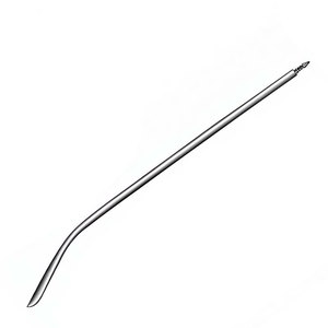 Aguja Redon de 19.5 cm (7-3/4 pulgadas) con 10 puntas curvadas ligeramente y extremo roscado, instrumento quirúrgico para procedimientos médicos - Product Image 5