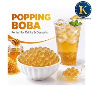 Bolas de Boba con Sabor a Miel, Jugosas y Explosivas, 3.4 kg, para Té de Burbujas y Té con Leche, Hechas en Taiwán - Product Image 1