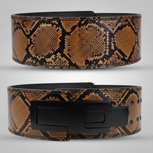 <b>Snake</b> print Adjustable Leather Weightlifting Powerlifting Gym <b>Belt</b> 10-13mm Thick Advanced Protection Lumbar Support Bodybuilding - Product Image 3