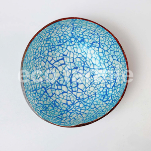Ready to ship - Coconut lacquer bowl eggshell inlay lacquered coco shell bowls best price from <b>Vietnam</b> factory - Product Image 6