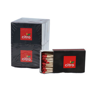 Caja de fósforos de seguridad ecológicos para el hogar, 48x35x12mm, con varillas de madera, impresión de logotipo, calidad de iluminación, India - Product Image 3