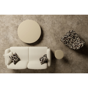 Canapé sectionnel contemporain rembourré et courbé avec fauteuil d'appoint design rembourré de mousse et table basse – Ensemble de salon de luxe - Product Image 5
