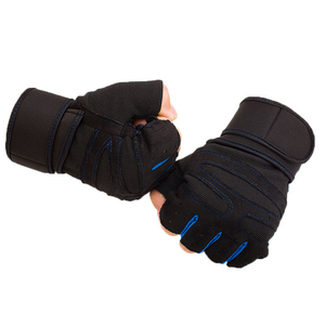Guantes de Gimnasio para Levantamiento de Pesas, Guantes Deportivos Transpirables Antideslizantes de Medio Dedo para Entrenamiento Físico - Product Image 3