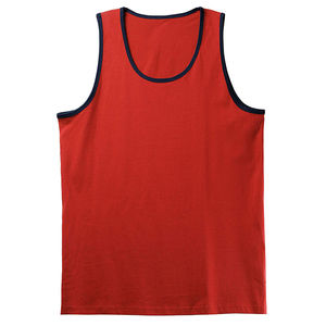 เสื้อกล้ามผู้ชายขายดี คุณภาพสูง ระบายอากาศได้ดี ขายส่ง สีพื้นเรียบ - Product Image 2