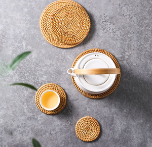 Round Rattan <b>Trivets</b> Pot Wholesale Manufacture Excellent Quality Rattan <b>trivet</b> Handmade At Affordable Price - Product Image 6