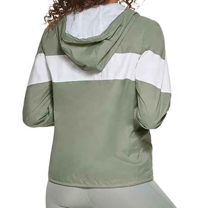 Women <b>Long</b> Sleeve Windbreaker <b>Jacket</b> Breathable Quick Dry Hooded Outdoor Fitness Walking Running <b>Rain</b> Protection Custom - Product Image 2