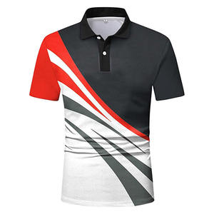 mens sublimated polo shirt purple green white <b>abstract</b> design short sleeve breathable polyester custom logo bulk supply - Product Image 3