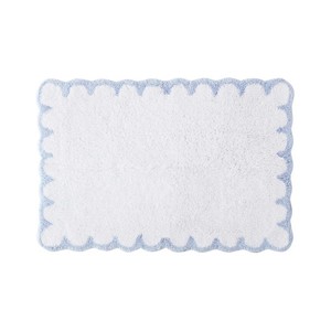 Cotton <b>Bath</b> <b>Mat</b> Rectangle Solid Color Non-Slip Rubber Backing Classic Style Tufted Medium Thickness Home Use - Product Image 4