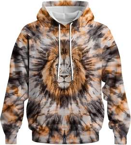 Sweat-shirts en molleton pour hommes imprimés par sublimation sur toute la surface, 100% polyester, logo personnalisé, vente en gros, vêtements de sport, streetwear, séchage rapide, respirant - Product Image 5