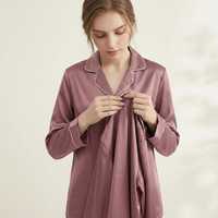 Conjunto de Pijama Informal y Relajado, Tela Suave, Ropa de Dormir Cómoda para Interiores
