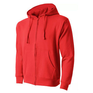 Sudaderas con Capucha de Invierno para Hombre, con Cierre Completo, Bolsillo, Diseño de Logotipo Personalizable, Color Liso, 100% Algodón, Forro Polar Transpirable - Product Image 4