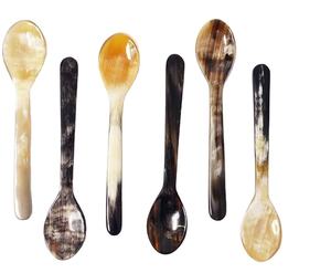 Ensemble de saladiers en corne de buffle faits à la main, écologiques, polis, ustensiles de cuisine et de salle à manger pour la maison, l'hôtel et le restaurant - Product Image 5
