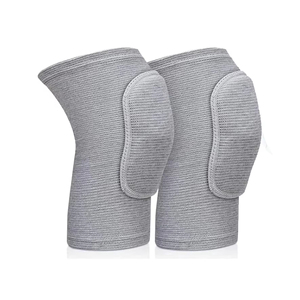 Rodilleras de poliéster y algodón con carcasa rígida, protección profesional, absorción de impactos, cierre universal unisex con gancho y bucle. - Product Image 1