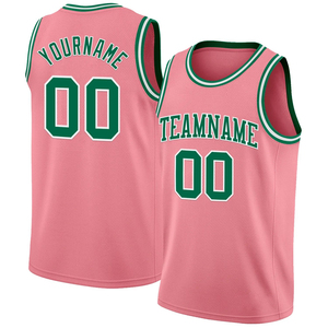 Maillot de basket-ball personnalisé de haute qualité à col rond respirant en tissu mesh 100% polyester, service OEM, maillot de basket-ball sans manches - Product Image 3