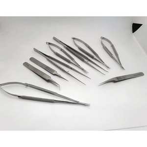 9 Pcs Orthopedic Micro Surgical Kit Scissors Forceps Needle Holder <b>Driver</b> Instruments <b>Set</b> Precision Surgery Tools Professional - Product Image 4