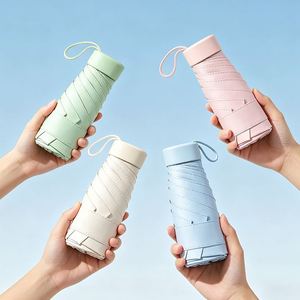 Customised Pocket Portable <b>Rainbow</b> Outdoor Umbrella for the Rain - Product Image 3